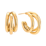 Three Hoops Ohrring