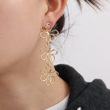 Golden Blossom Ohrstecker