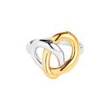 Bicolor Brezel Ring