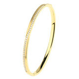 Designer Armreif vergoldet- Starlit Curve