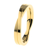 Designer Ring vergoldet - Starlit Curve