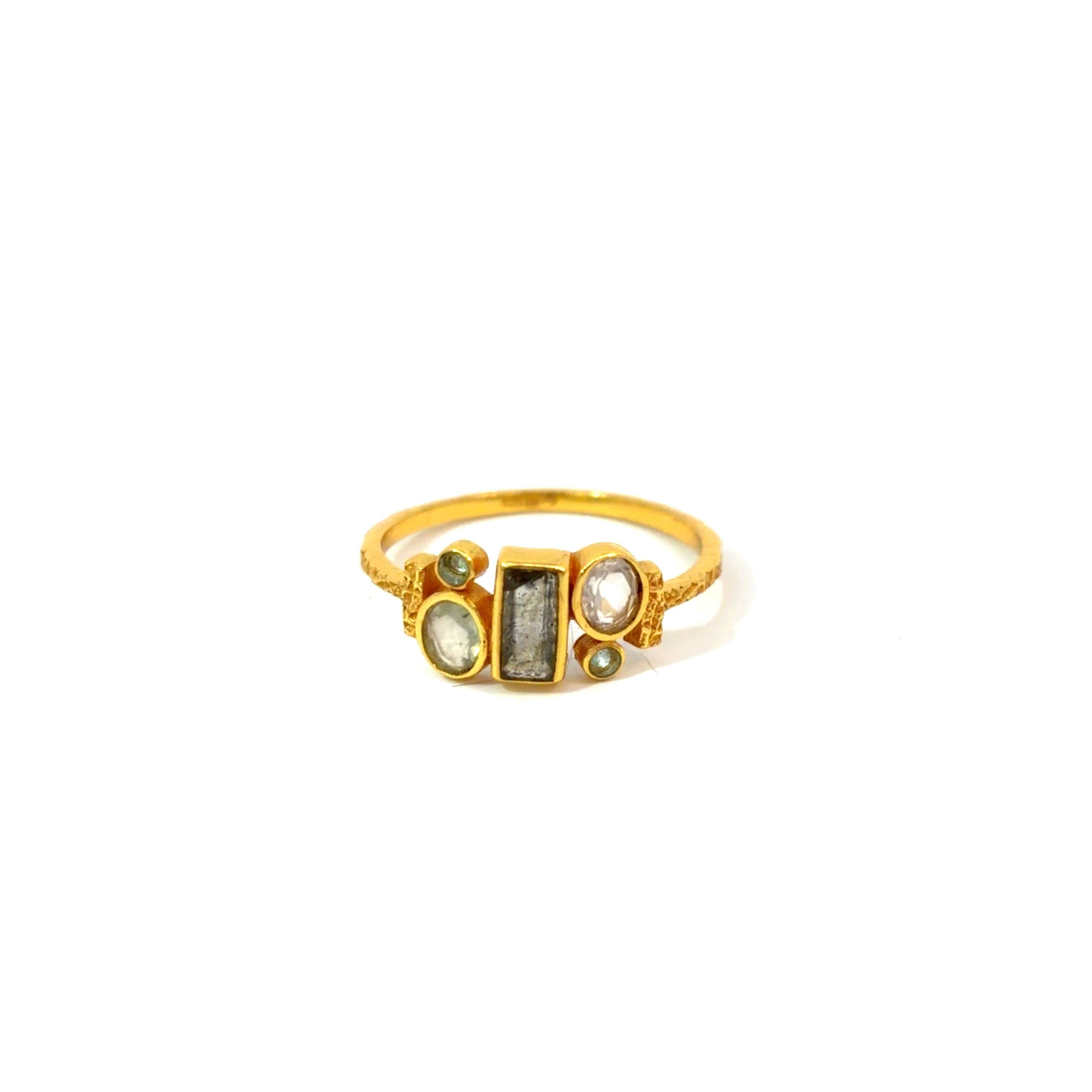 Mosaic Charm Ring