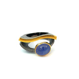 Tansanit Skulptur Ring