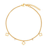 Clover Lover Fußkette